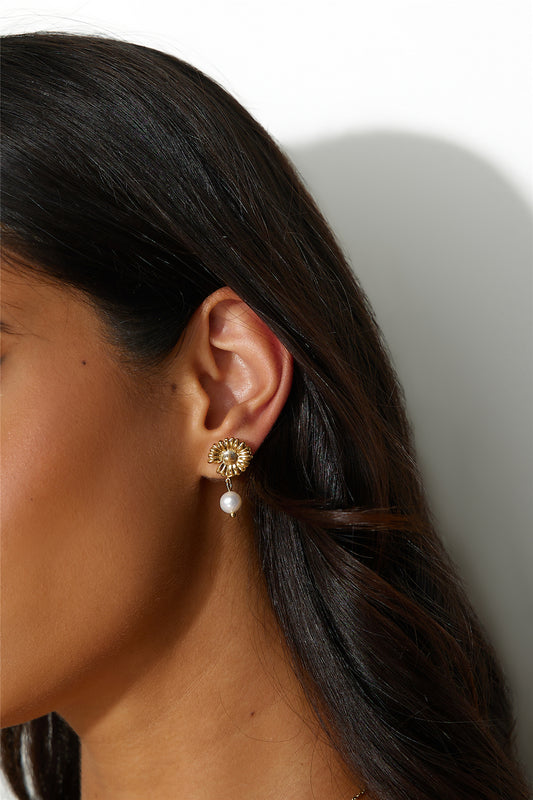Shining Glow Earrings Gold