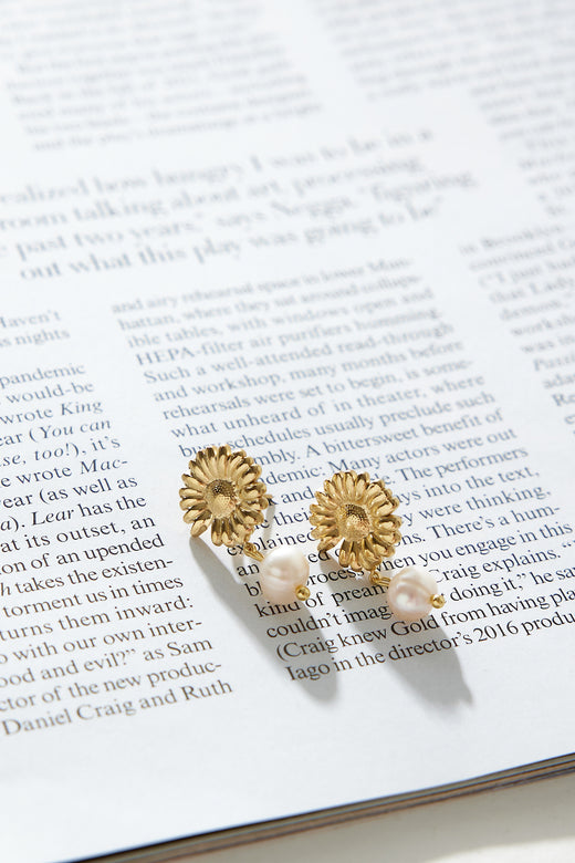 Shining Glow Earrings Gold