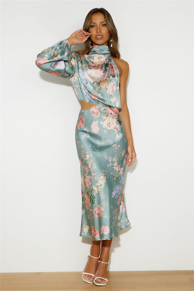 Everything You Need Midi Dress Sage