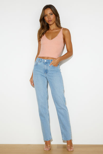 RIDERS BY LEE Mid Vintage Straight Jeans Summertime Blue