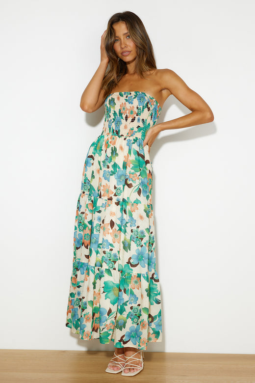 Island Days Maxi Dress Beige
