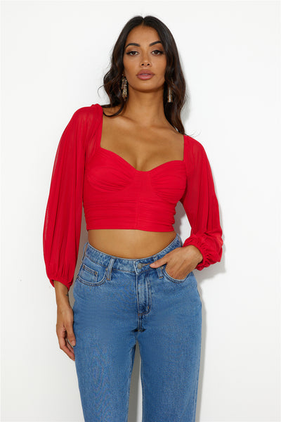 Enchanting Hymns Crop Red