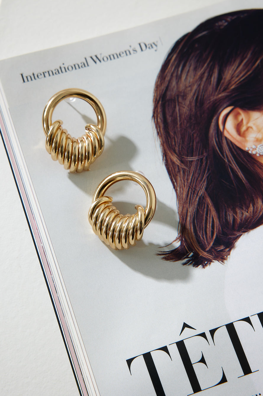 Rings Of All Earrings Gold