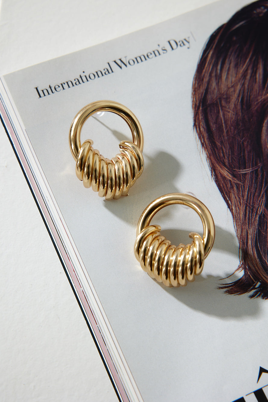 Rings Of All Earrings Gold