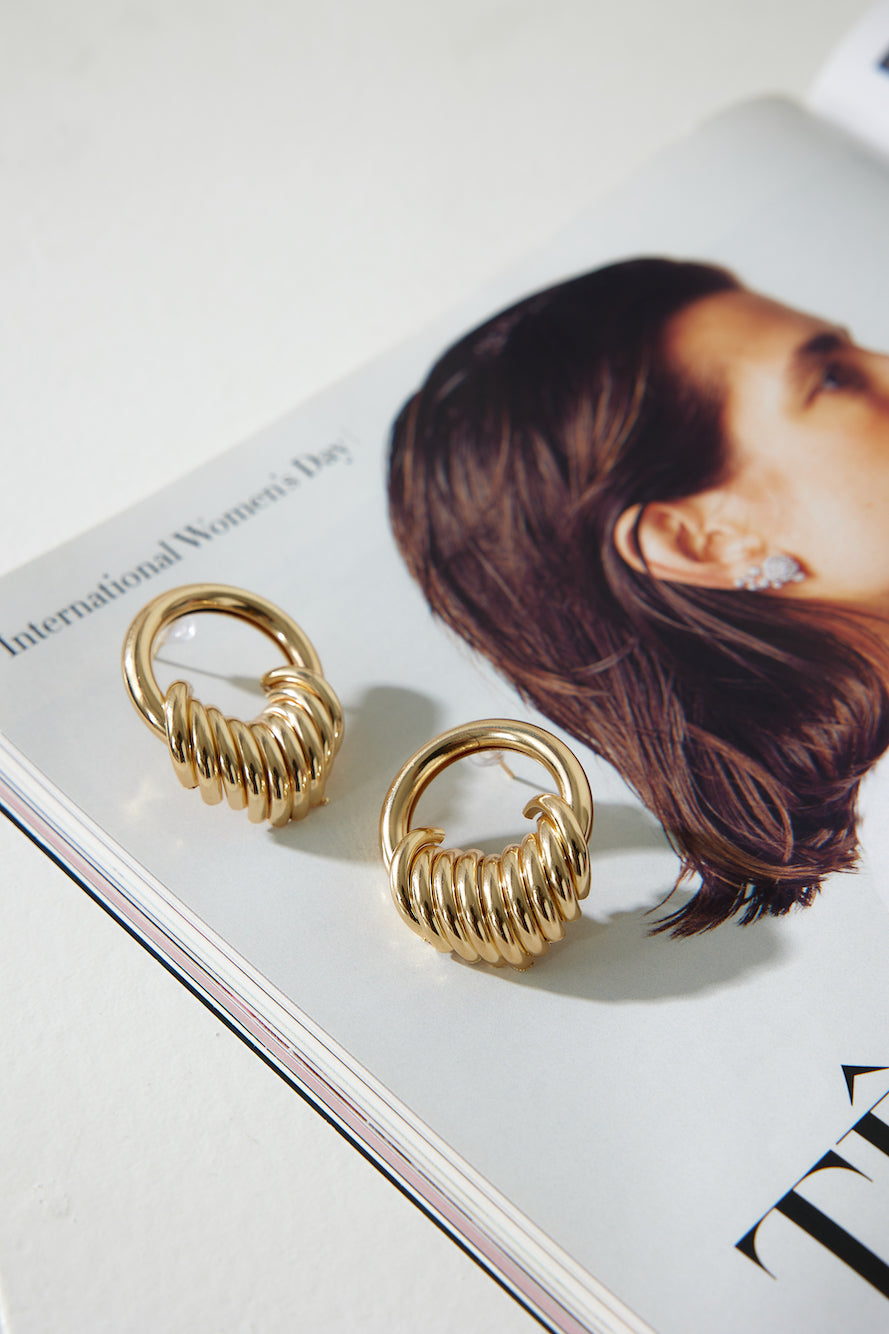 Rings Of All Earrings Gold