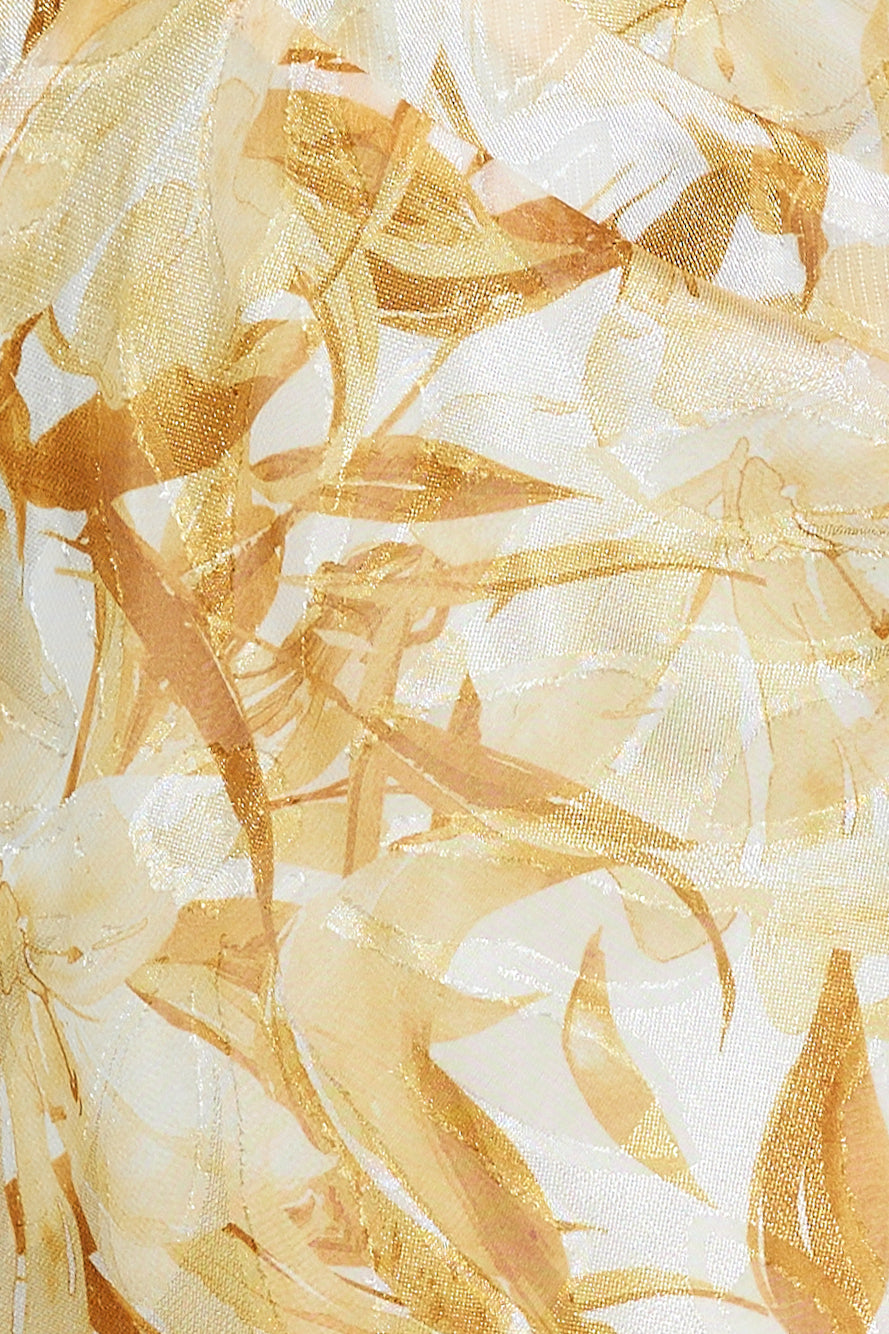 Poolside Event Midi Dress Yellow
