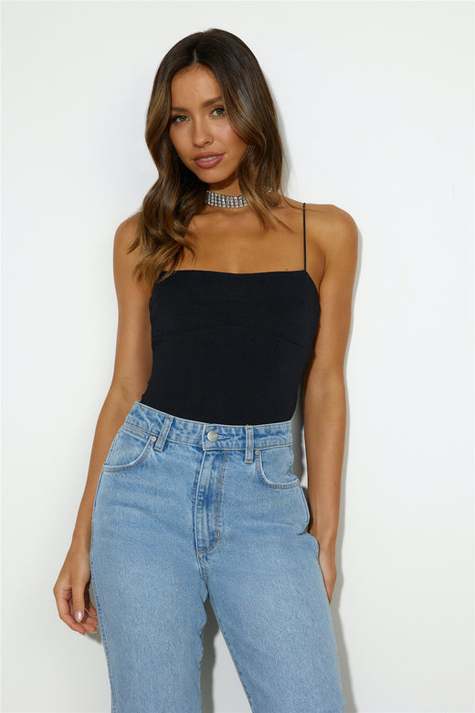 Basics Of Style Bodysuit Black