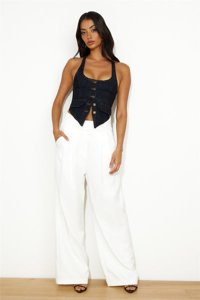 LIONESS Schiffer Pant White