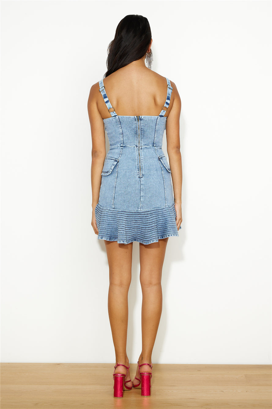 Denim Queen Mini Dress Denim