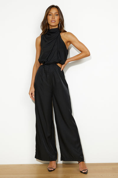 Her Values Jumpsuit Black