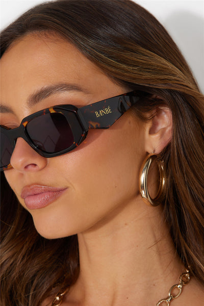 BANBÉ The Nina Sunglasses Amber Tort Jet