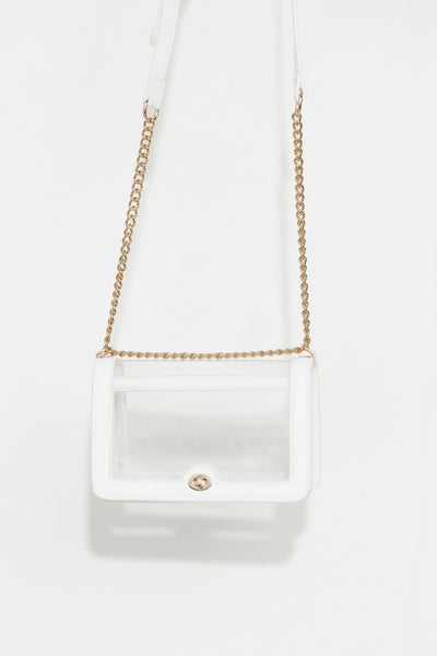 BILLINI Cara Cross Body Bag White Clear