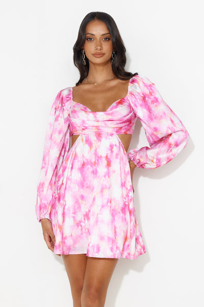 Highlight Love Mini Dress Pink