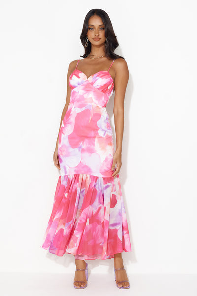 Gorgeous Event Maxi Dress Pink