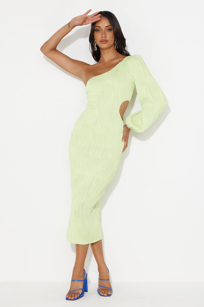 Ready To Join Midi Dress Green