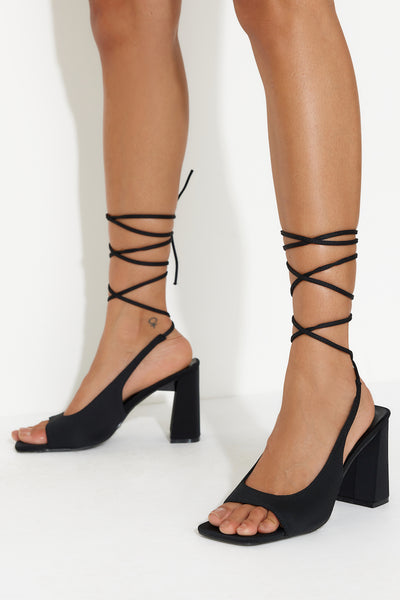 BILLINI Winifred Heels Black Neoprene