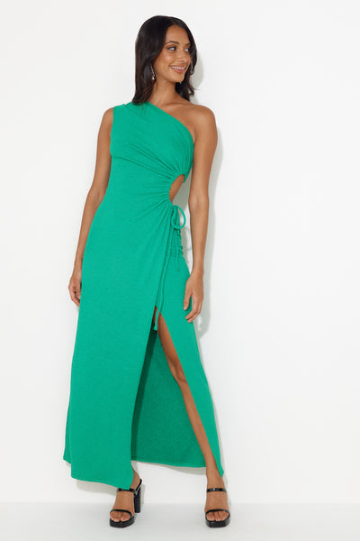 Beach Club Approved Maxi Dress Green