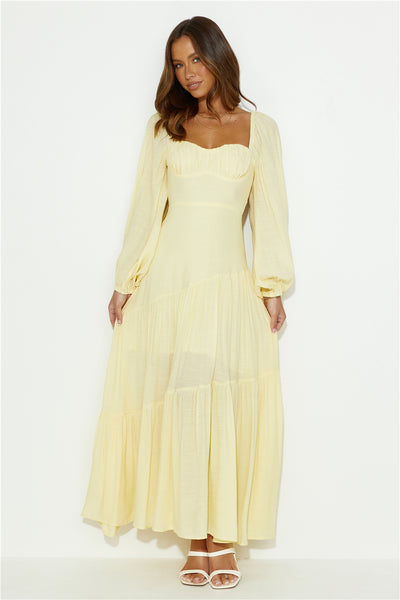 Good To Feel Maxi Dress Yellow