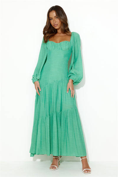 Good To Feel Maxi Dress Green