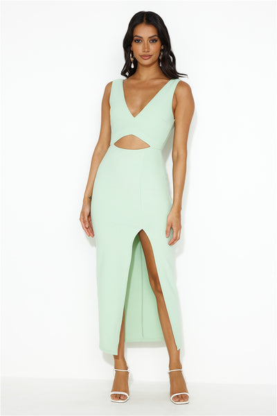 Talk The Walk Maxi Dress Sage