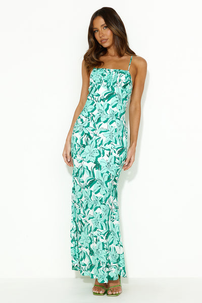 Good To Go Maxi Dress Green