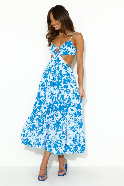 Loving Everything Maxi Dress Blue