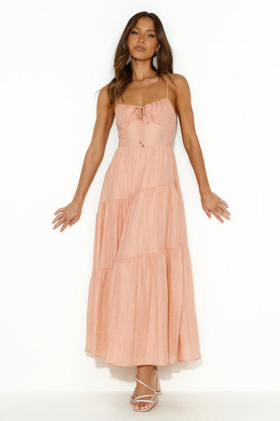 Summer Feels Maxi Dress Peach