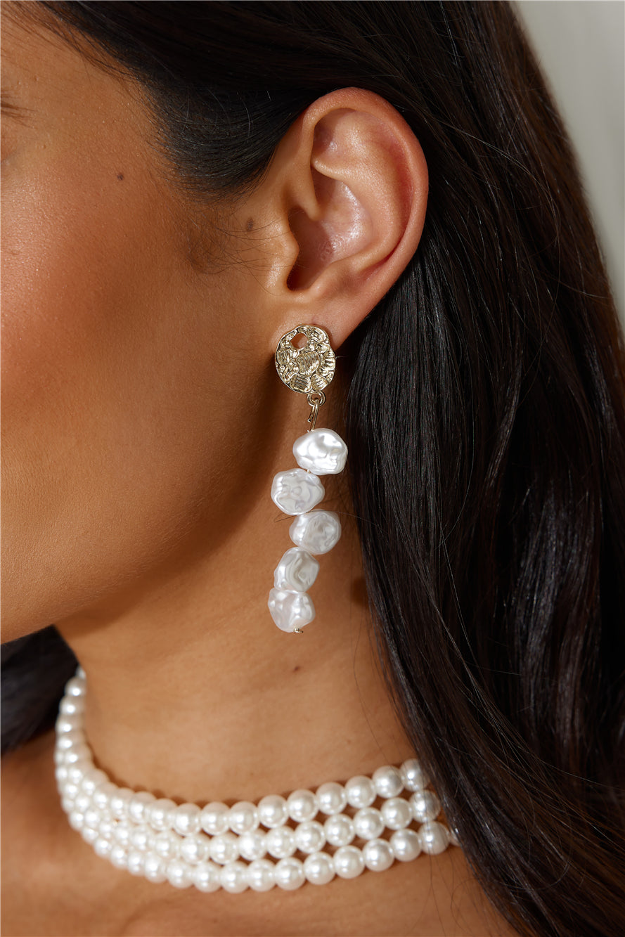 Sea Shore Earrings Gold
