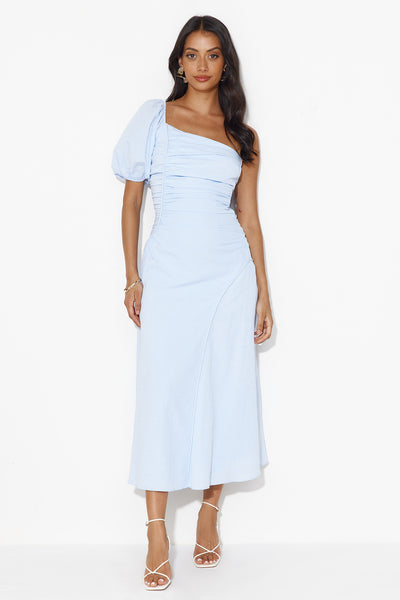 Blueberry Delight Midi Dress Blue