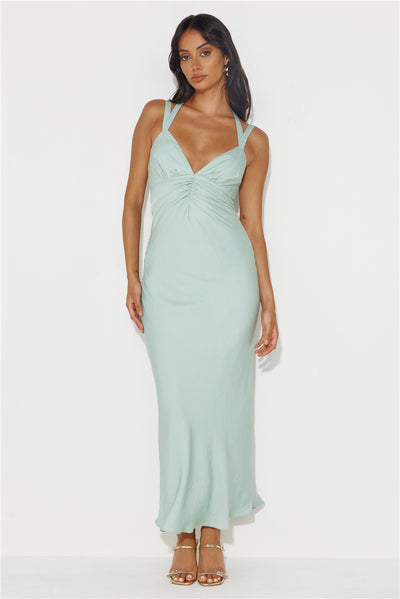 Level Up Maxi Dress Sage