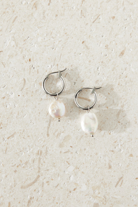 Beautiful Waterfalls Earrings Silver