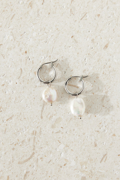 Beautiful Waterfalls Earrings Silver