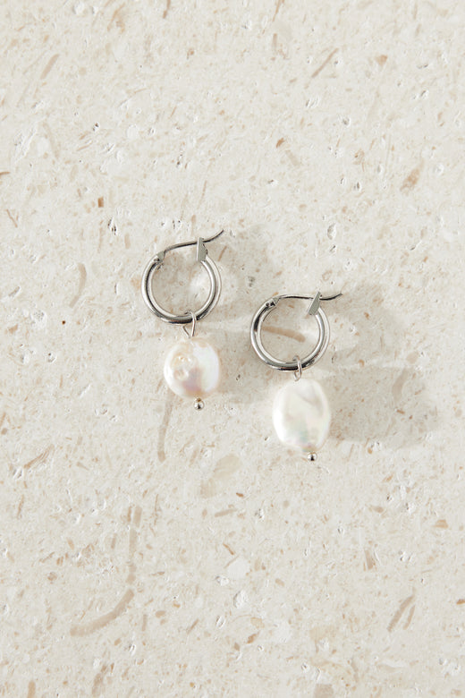 Beautiful Waterfalls Earrings Silver