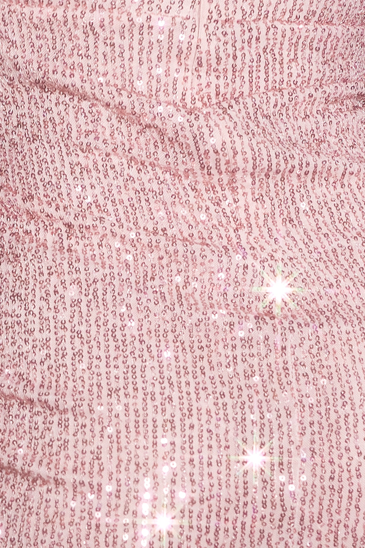 HELLO MOLLY Zoe Sequin Mini Dress Light Pink