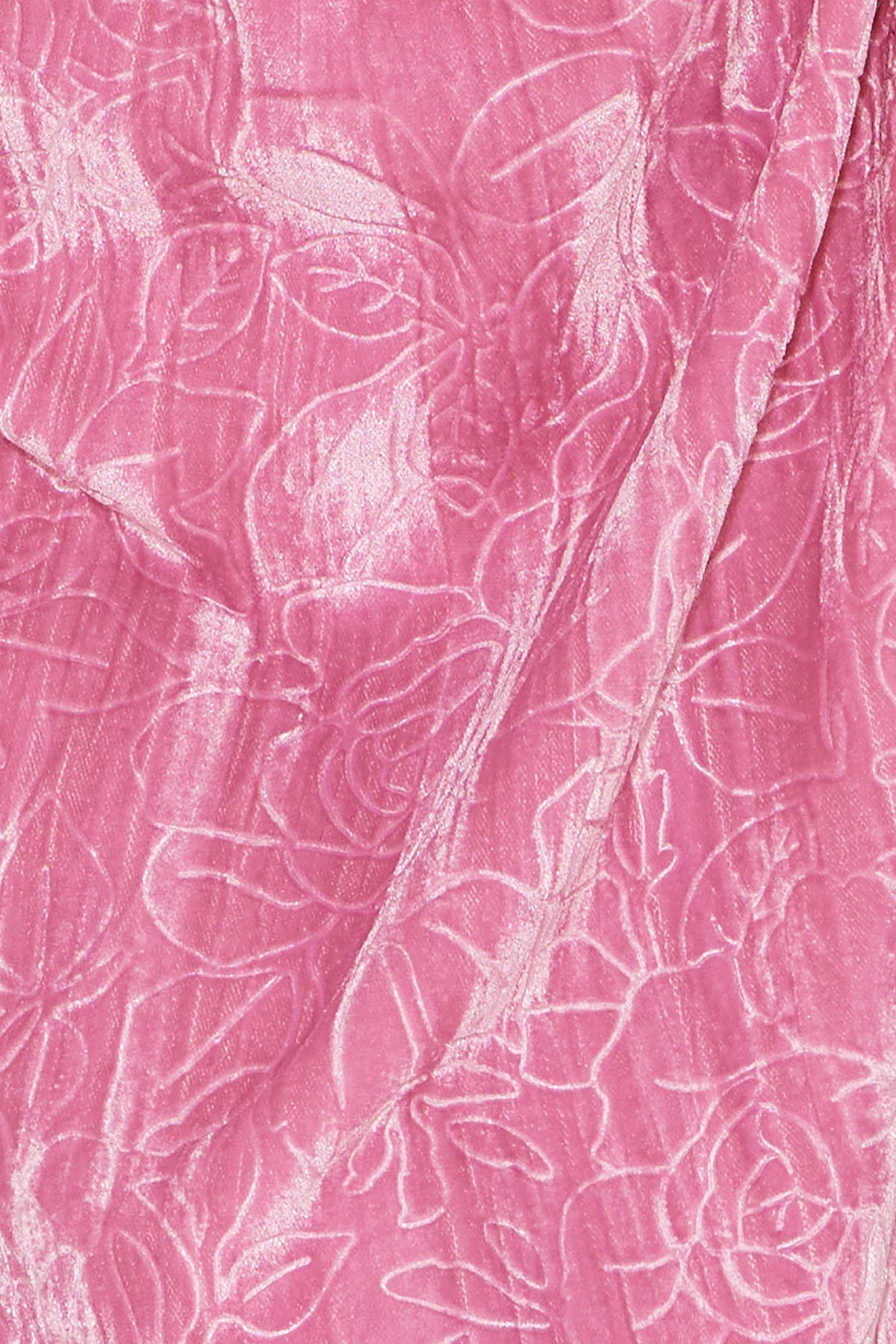 City Night Lights Velvet Mini Dress Pink