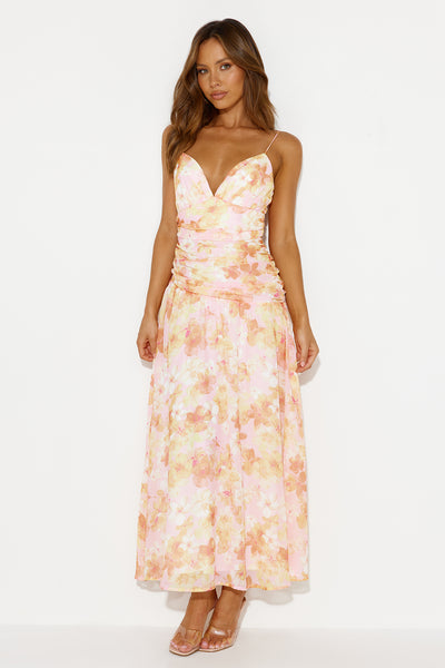 Travel To Me Maxi Dress Yellow