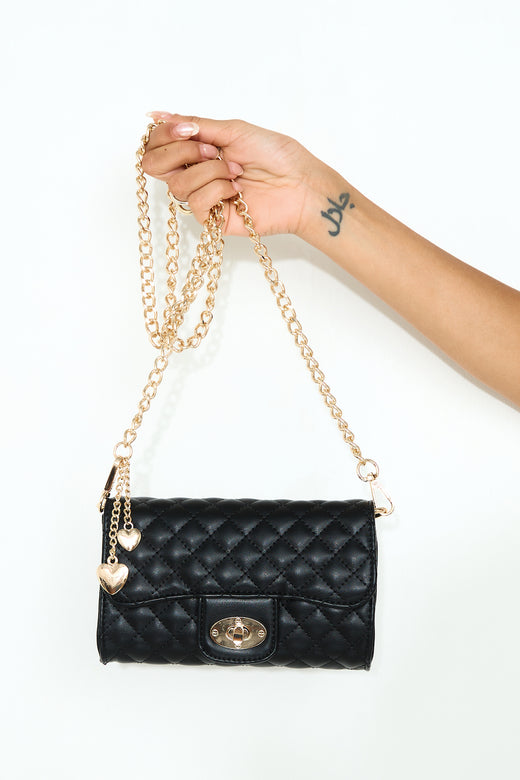 BILLINI Daytona Multi Wear Bag Black Quilted