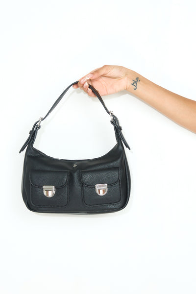 PETA + JAIN Livi Bag Black Pebble Silver