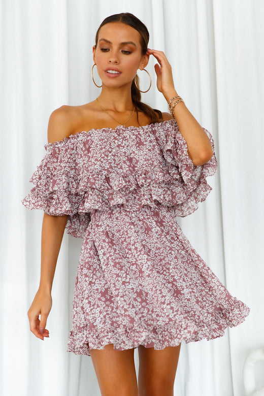 Need You For Me Dress Rose