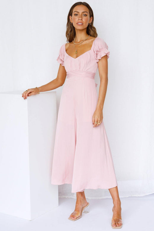 Pour Another One Jumpsuit Blush | Hello Molly USA