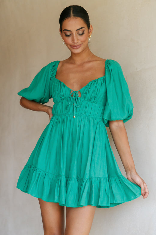 Fiesta Lovin Dress Green