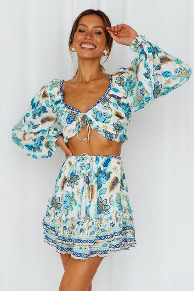 DOING THE MOST CROP Blue