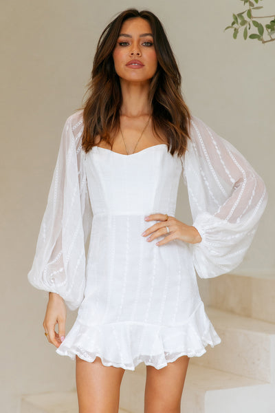 In Your Head Dress White