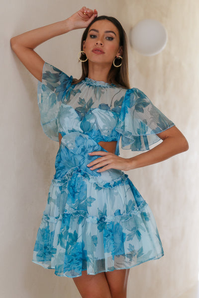 Whimsical Living Dress Blue