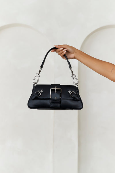STEVE MADDEN Gerel Bag Black Silver