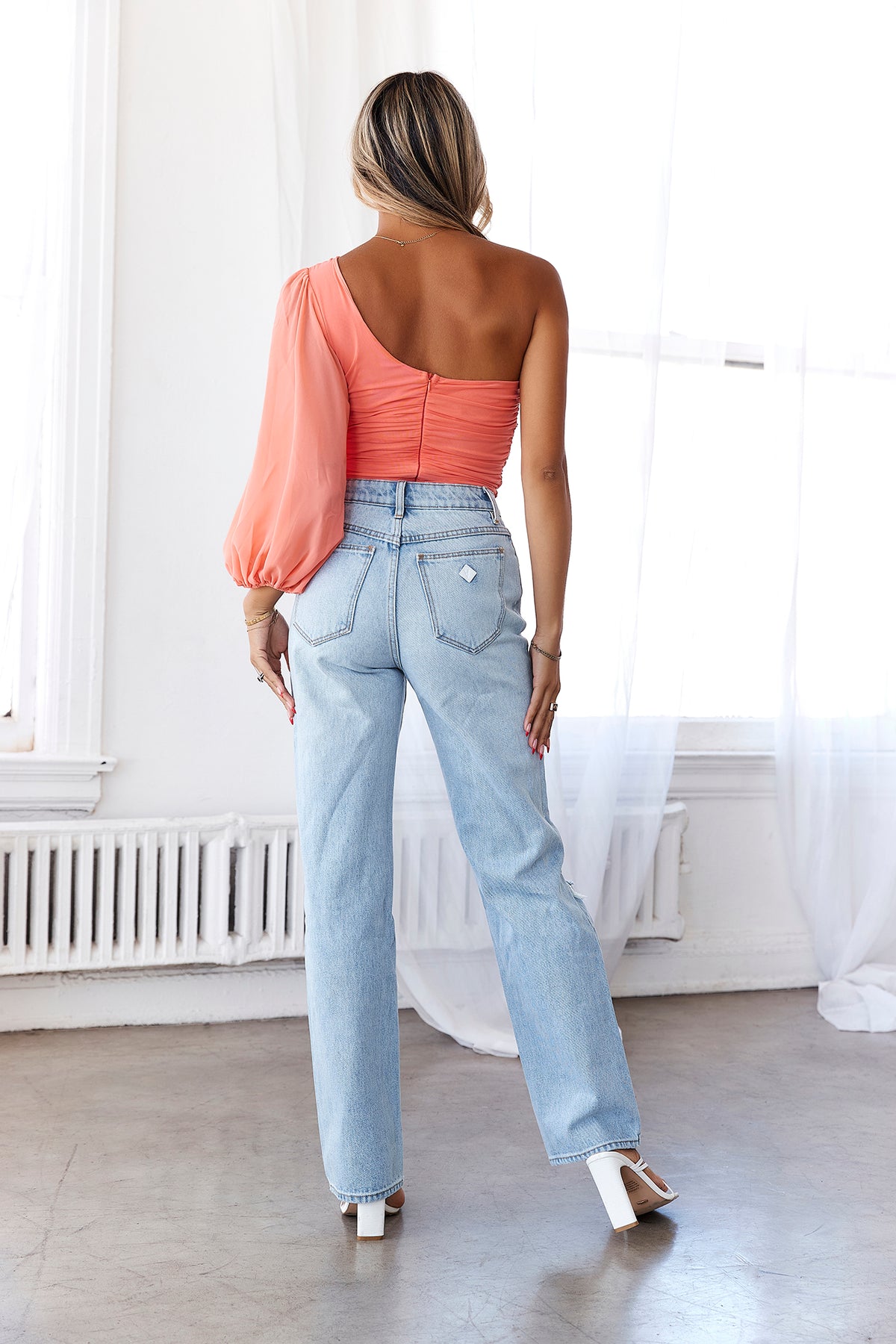 ABRAND A 94 High Waisted Slim Jeans Deanna Organic