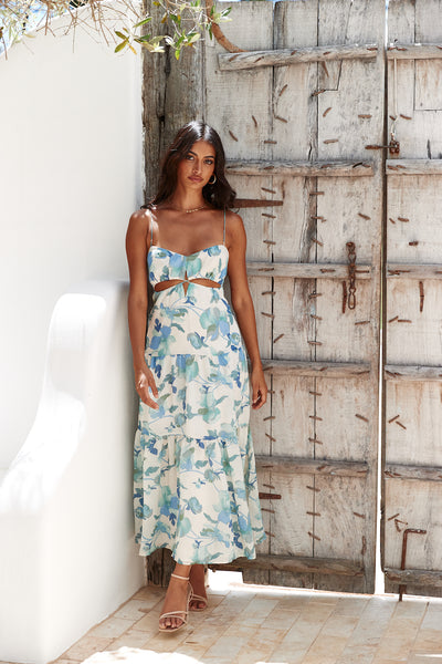 Lighter Than Air Maxi Dress Blue