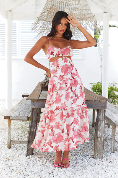 Lighter Than Air Maxi Dress Red