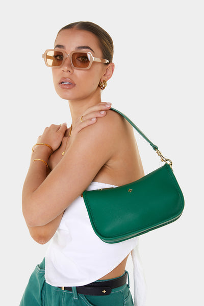 PETA AND JAIN Chandler Shoulder Bag Green