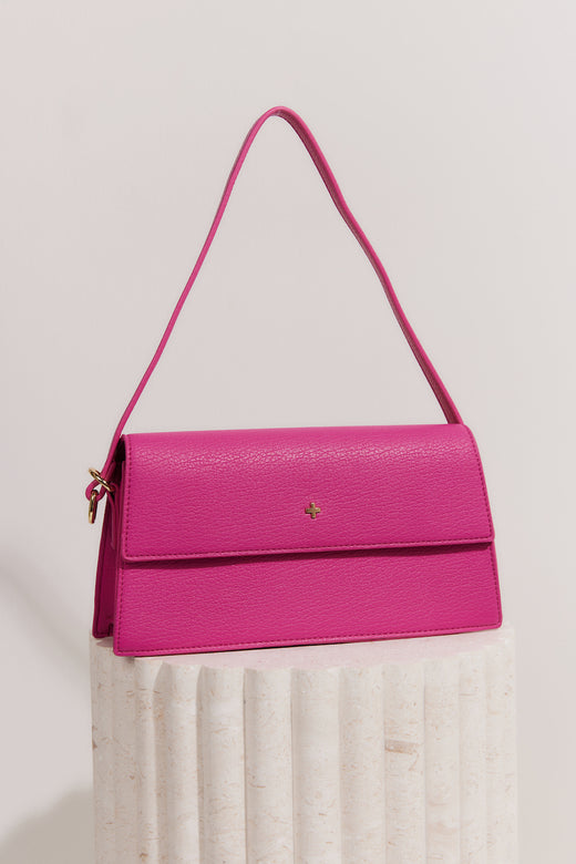 PETA + JAIN Starri Bag Fuschia Pebble Gold